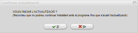 Iniciar actualitzacio